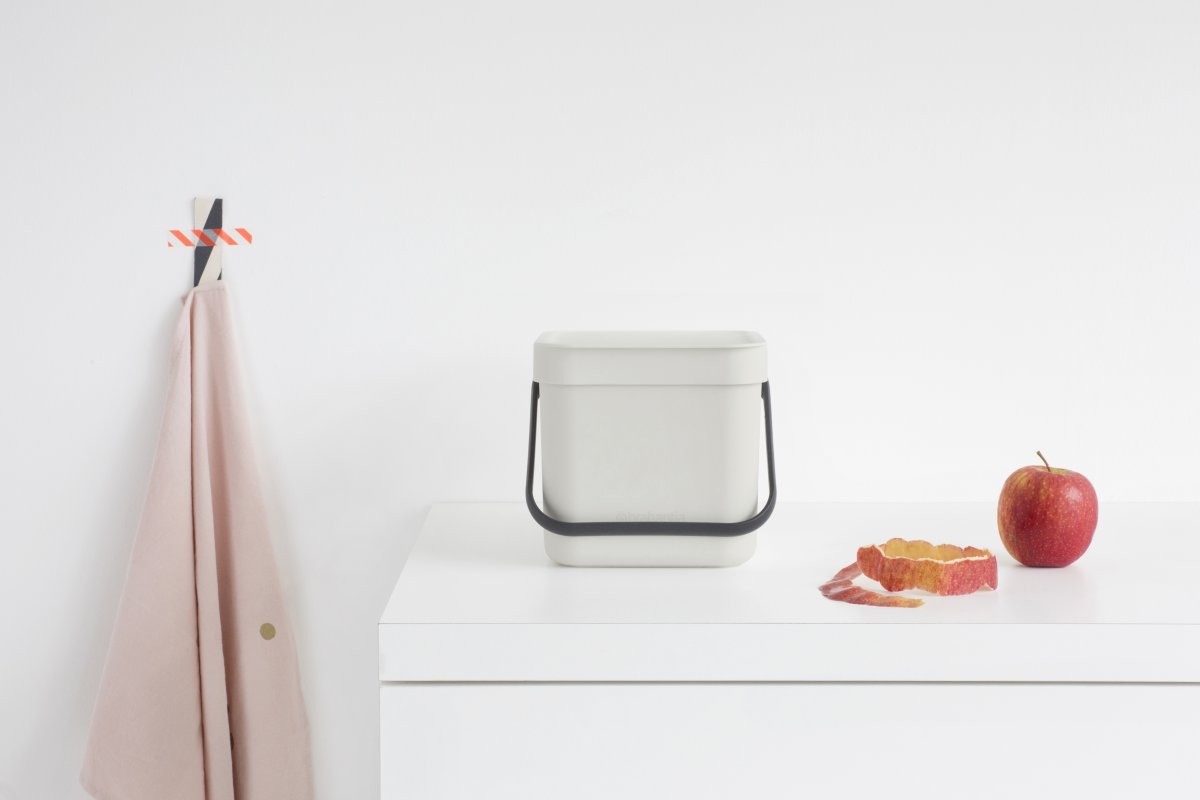 Brabantia Sort&Go, Sortering, 3 L, lysegrå