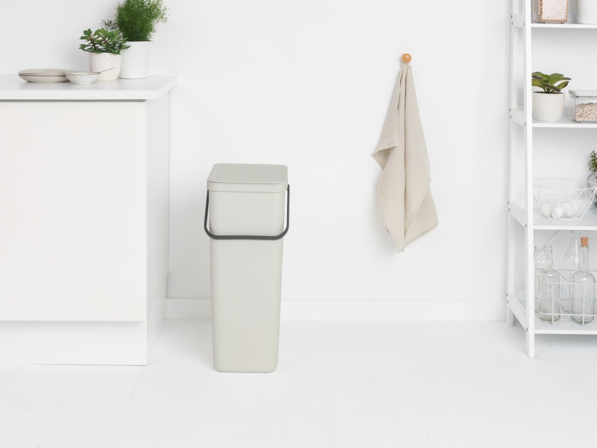 Brabantia Sort&Go, Sortering, 40 L, lysegrå