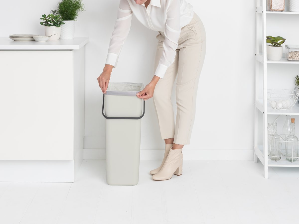 Brabantia Sort&Go, Sortering, 40 L, lysegrå