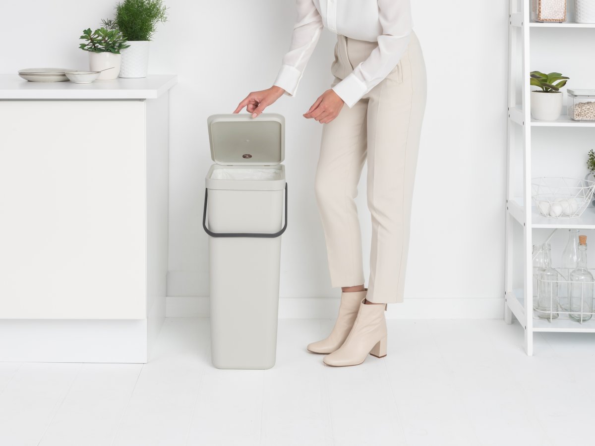 Brabantia Sort&Go, Sortering, 40 L, lysegrå