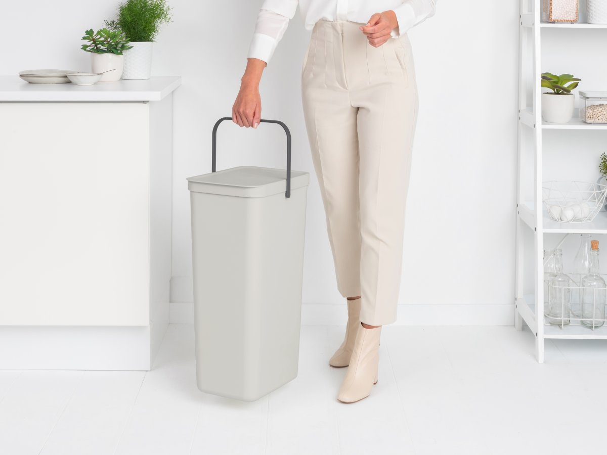 Brabantia Sort&Go, Sortering, 40 L, lysegrå