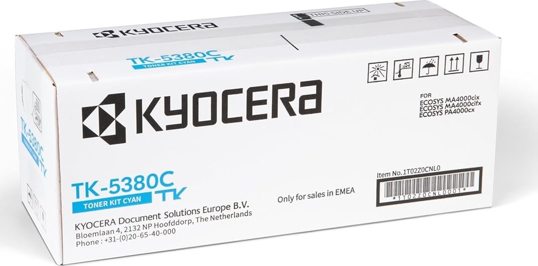 Kyocera TK-5380C lasertoner, cyan, 10.000s