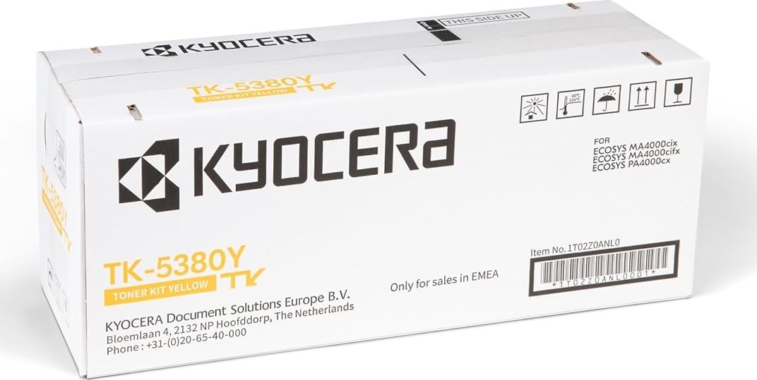 Kyocera TK-5380Y lasertoner, gul, 10.000s