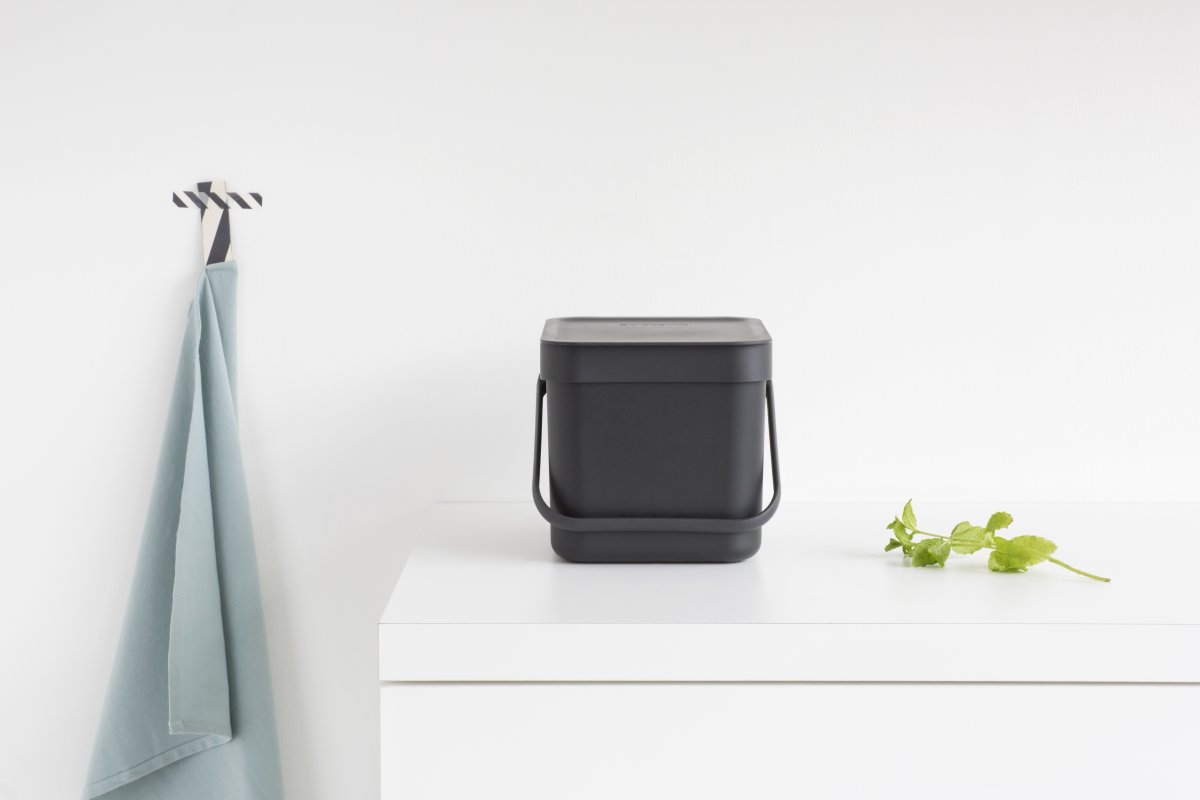 Brabantia Sort&Go, Sortering, 6 L, grå