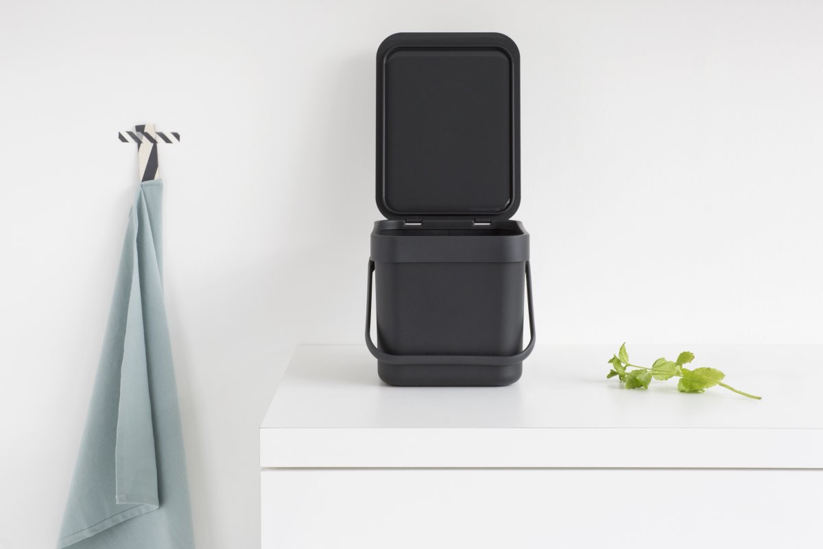 Brabantia Sort&Go, Sortering, 6 L, grå