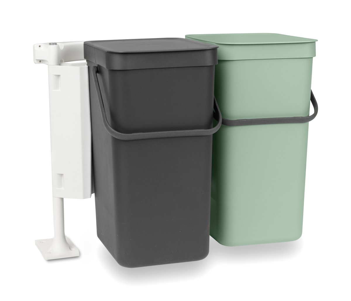 Brabantia Sort&Go, Built-in, 2x12 L, grå/grøn