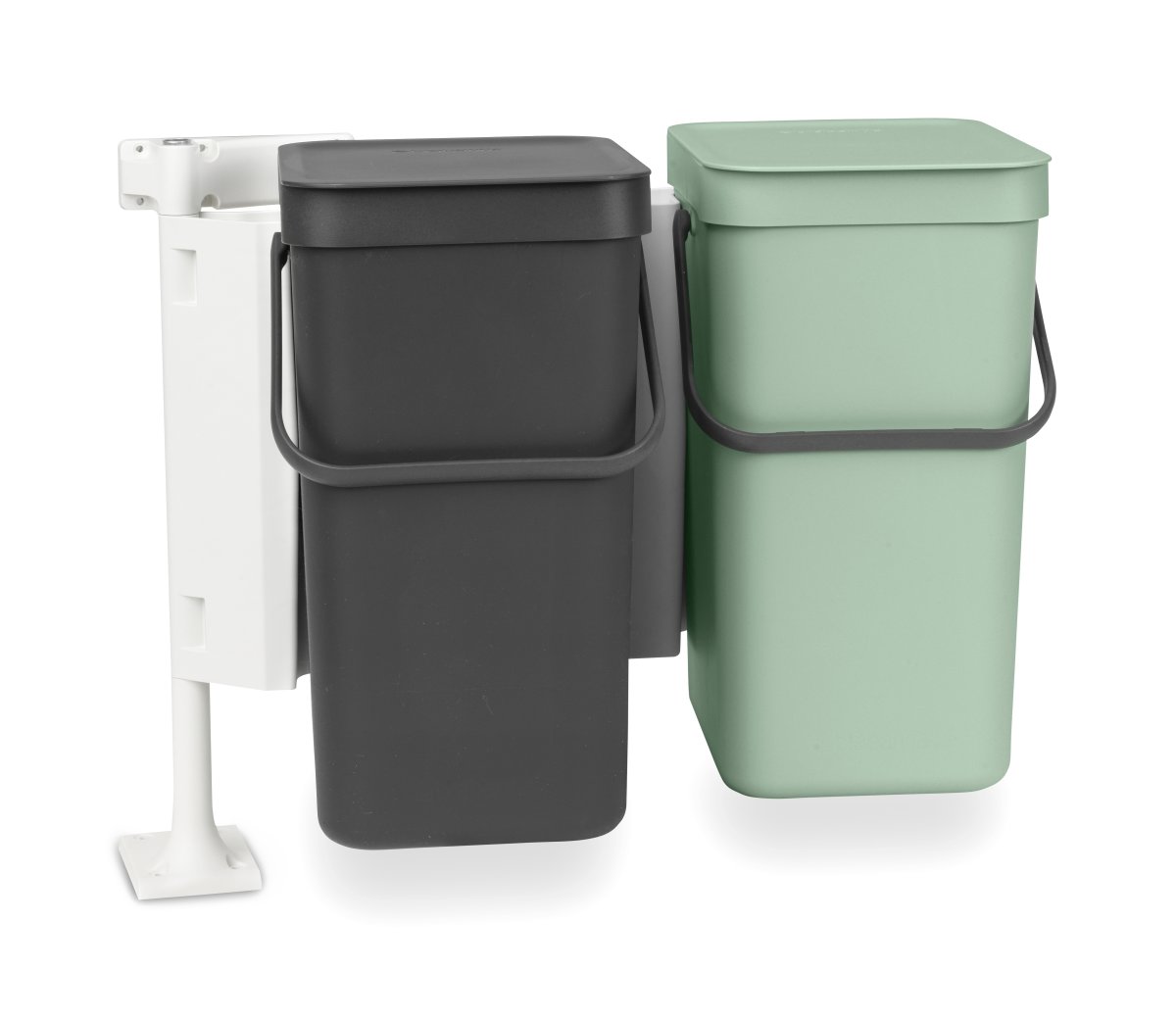 Brabantia Sort&Go, Built-in, 2x12 L, grå/grøn