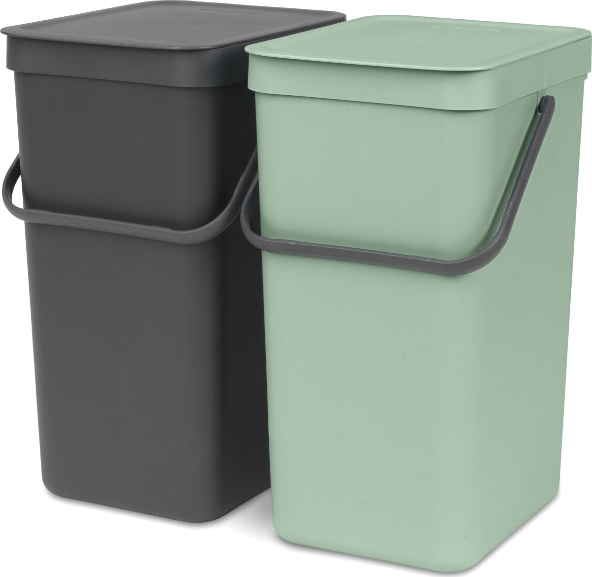 Brabantia Sort&Go, Built-in, 2x12 L, grå/grøn