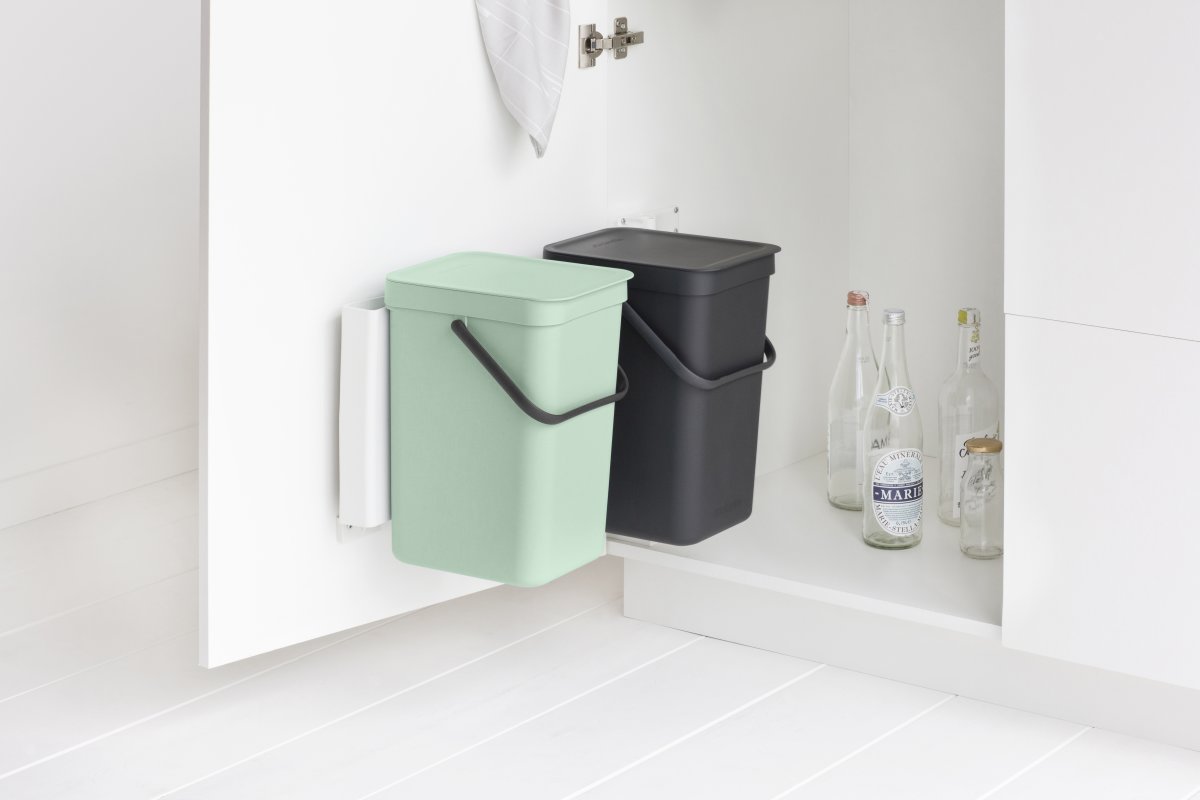 Brabantia Sort&Go, Built-in, 2x12 L, grå/grøn