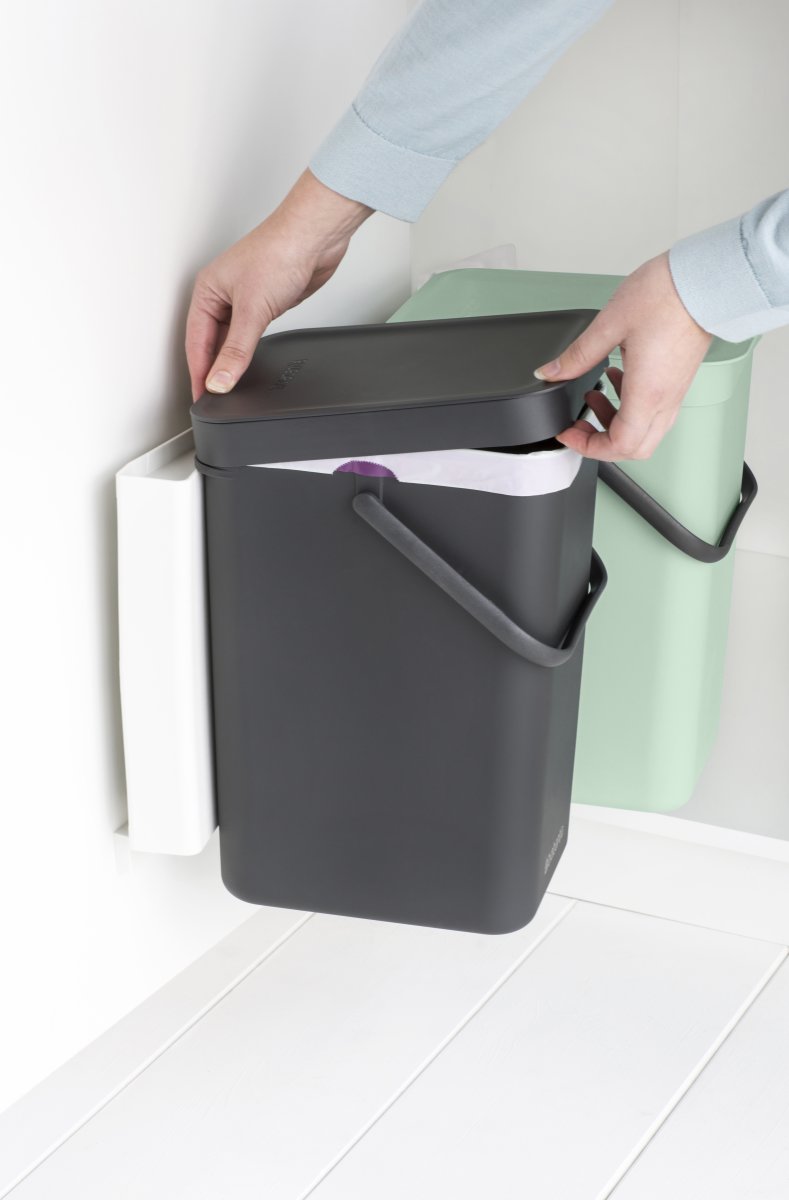 Brabantia Sort&Go, Built-in, 2x16 L, grå/grøn