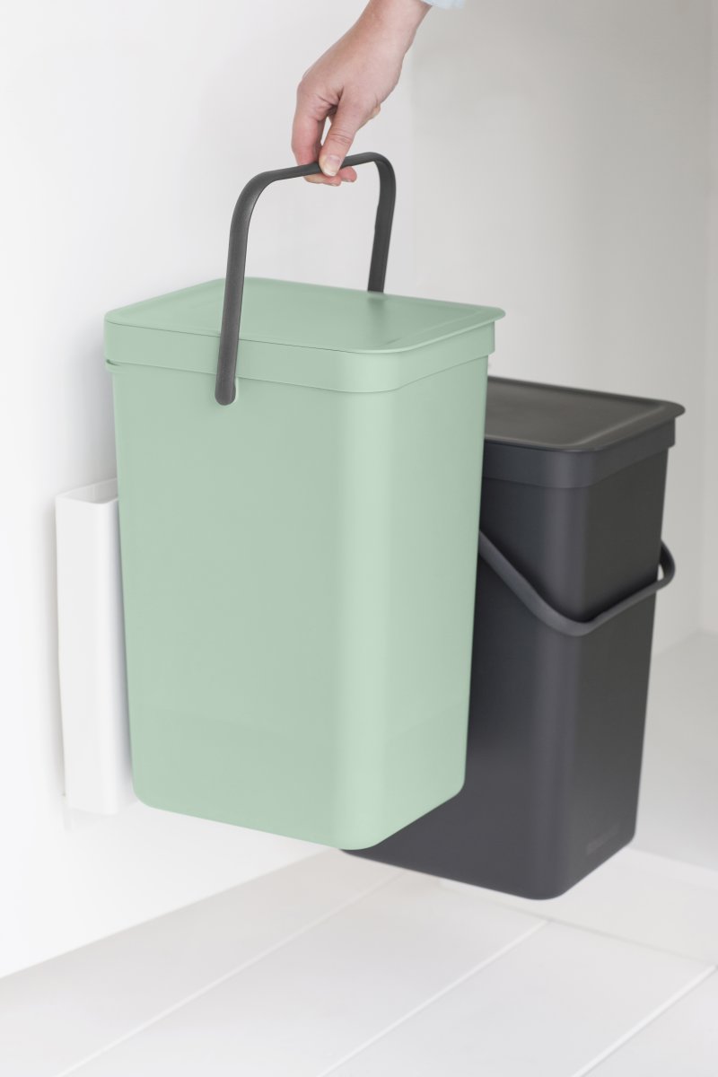 Brabantia Sort&Go, Built-in, 2x12 L, grå/grøn