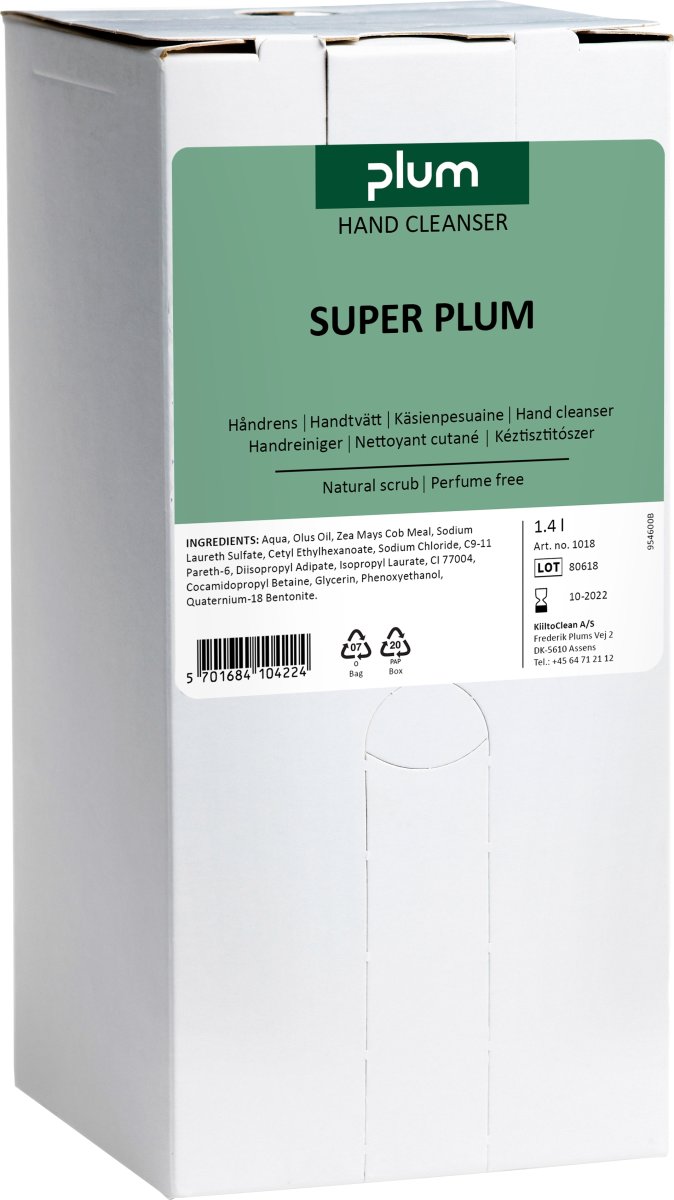 MultiPlum Super Plum Håndrens, u/parfume, 1,4L