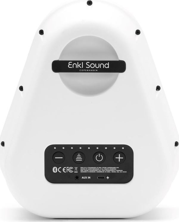 Enkl Sound ES2 bluetooth højtttaler, hvid
