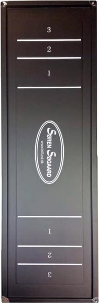 Shuffleboard Søgaard Deluxe i træ, sort