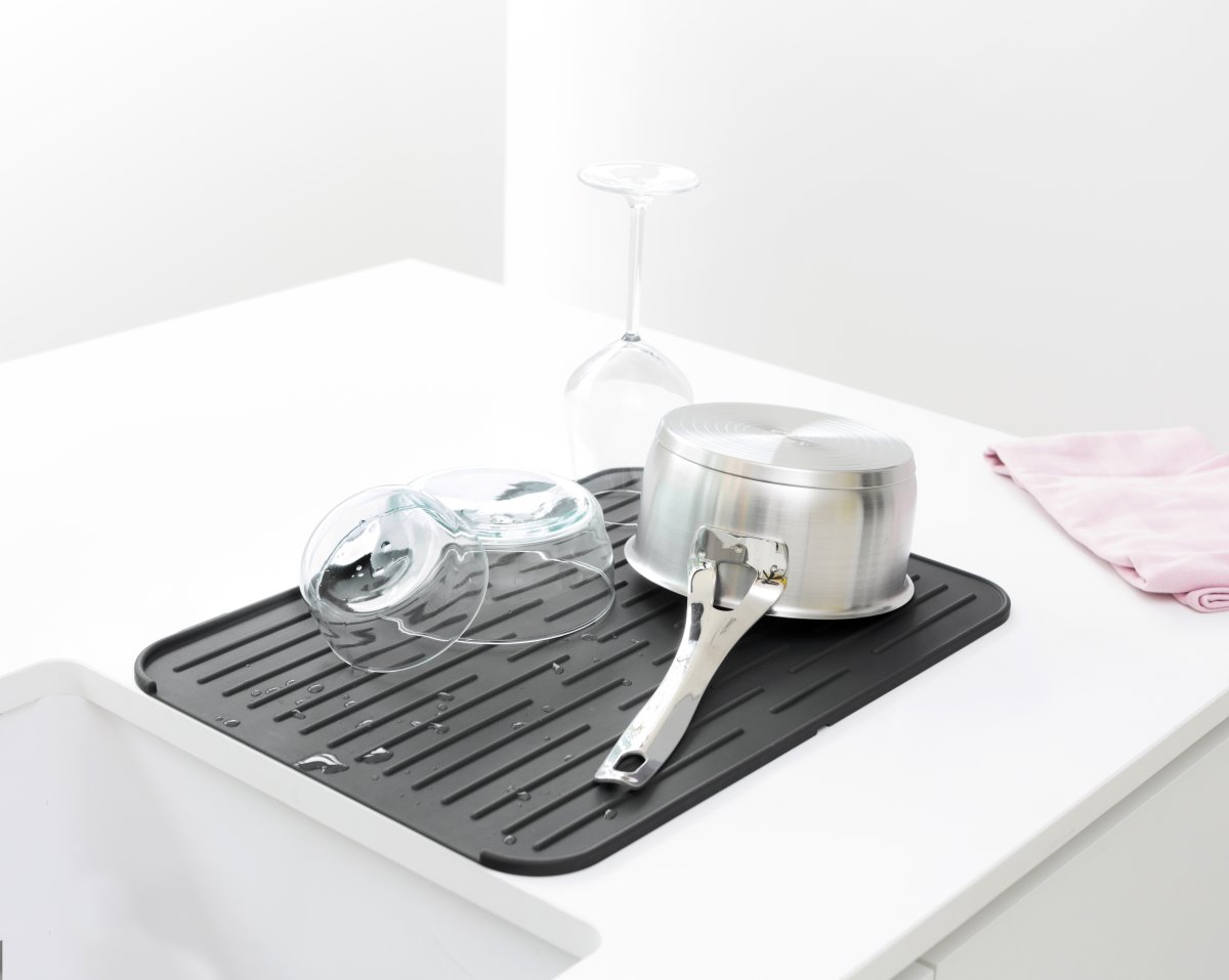 Brabantia Opvaskemåtte, Silikone, Mørkegrå