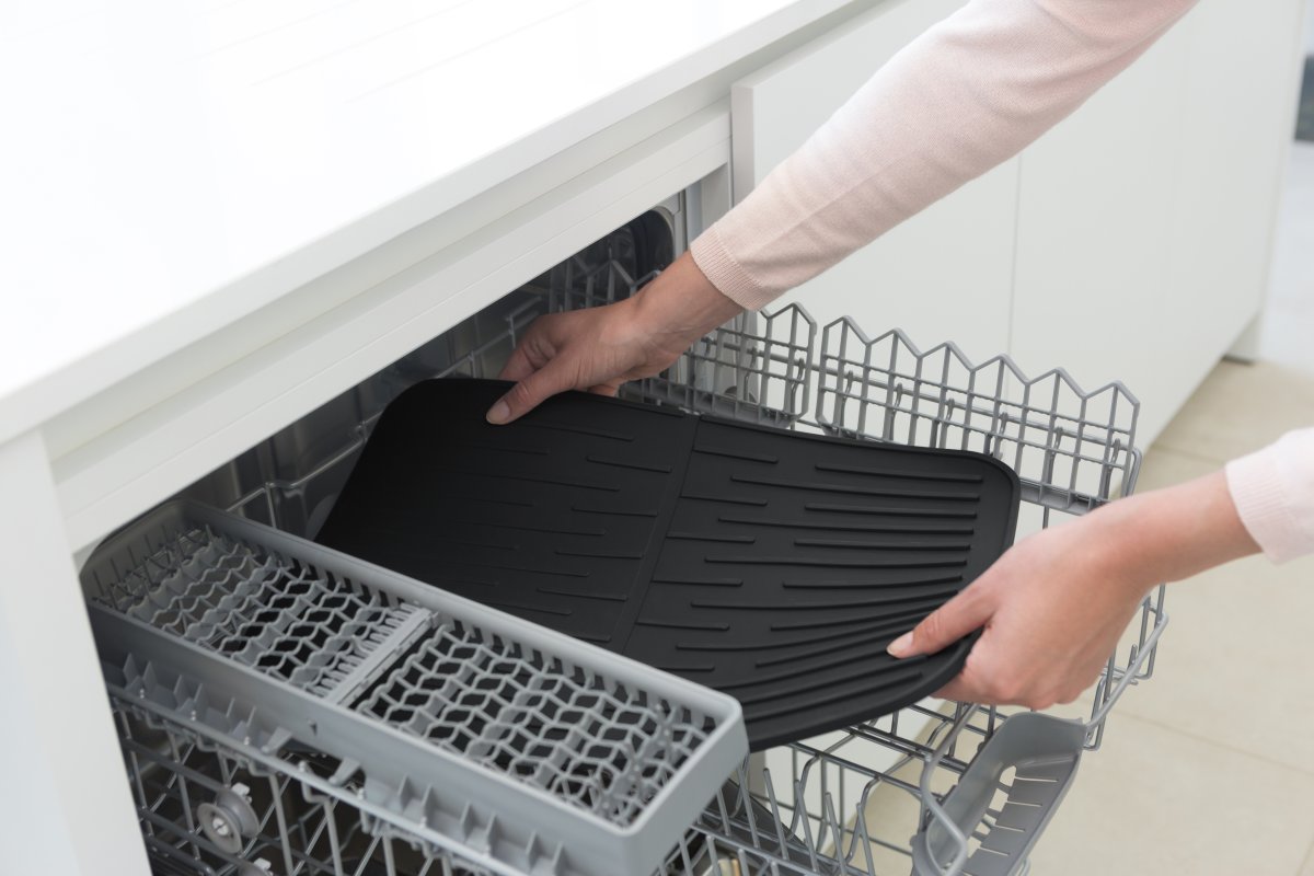 Brabantia Opvaskemåtte, Silikone, Mørkegrå