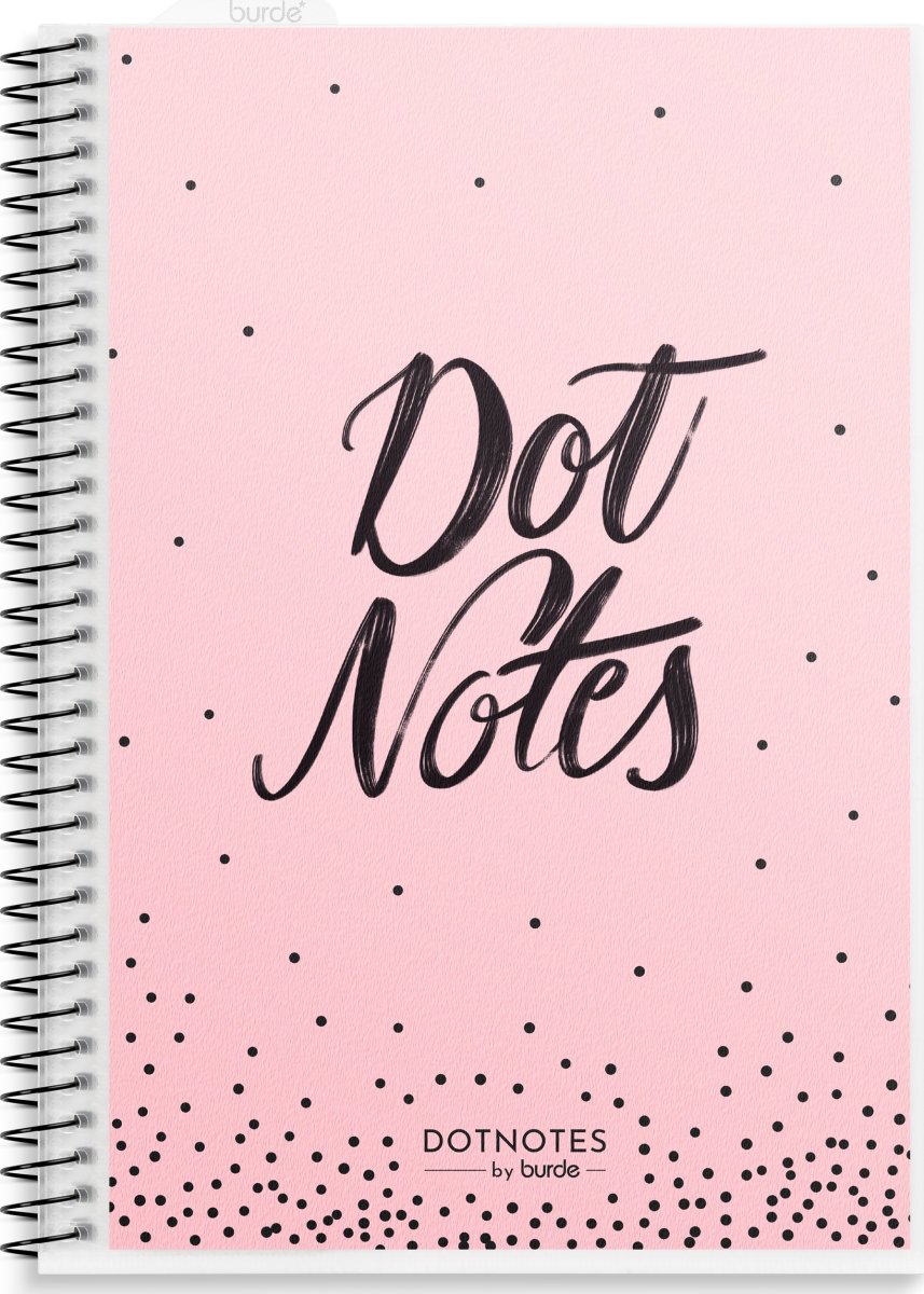 Burde Dotnotes Notesbog, A5, plast