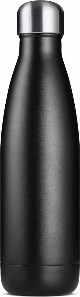 Vandflaske Matte black, 0,5 L