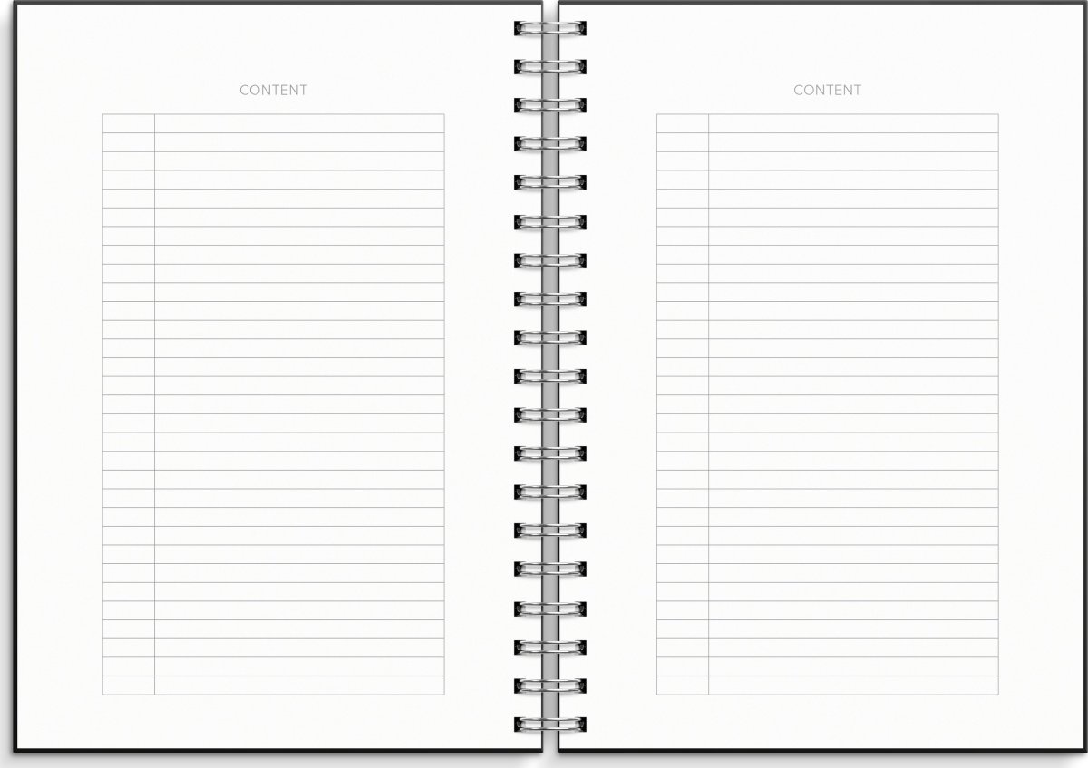 Burde Dotnotes Notesbog, B5, sort