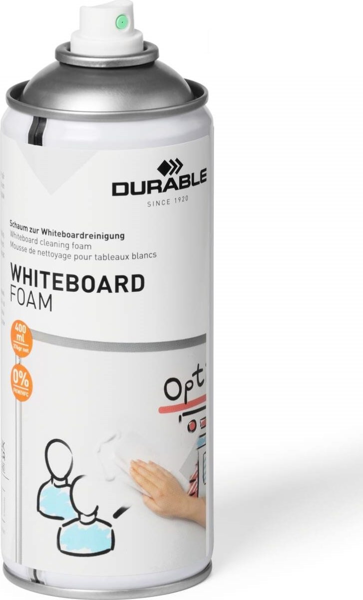Durable Whiteboard Foam, 400 ml
