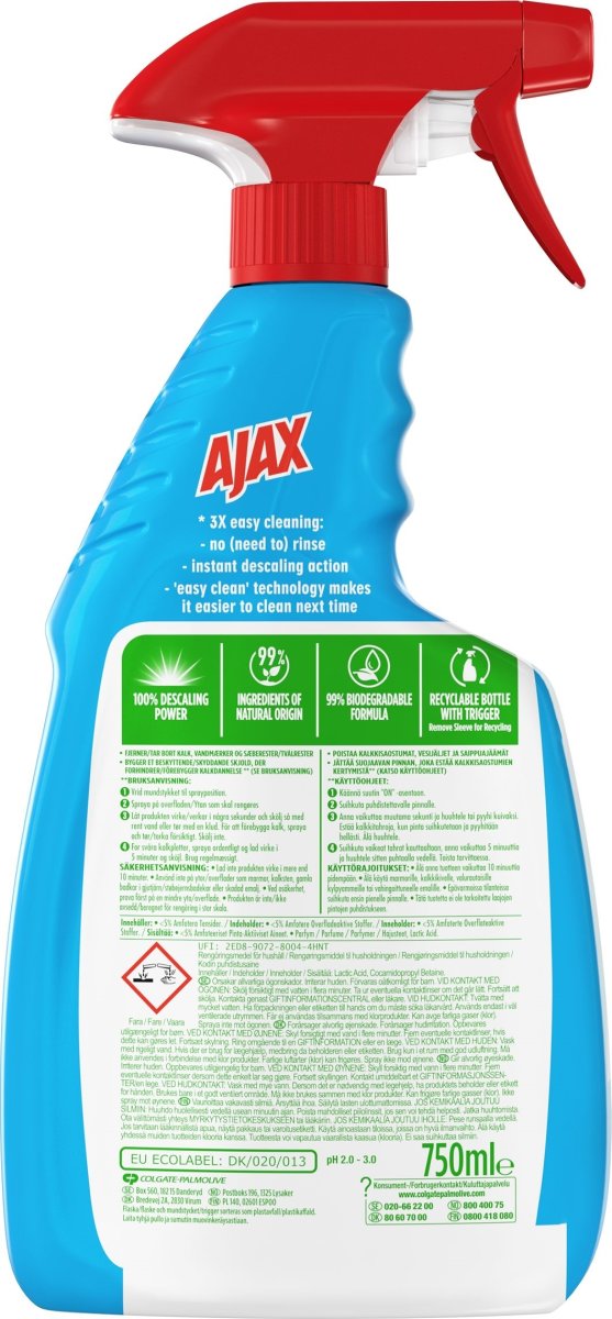 Ajax Spray | Shower Power | 750 ml