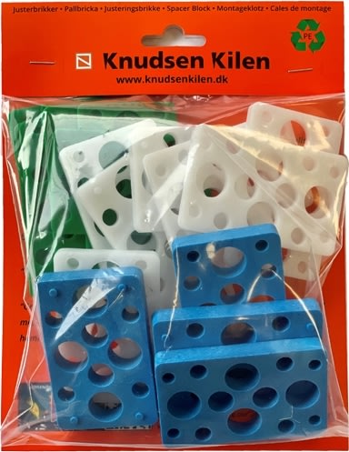 Knudsen Kilen Hængerkort K-Klods (20 stk.)
