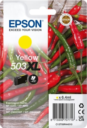 Epson T503XL blækpatron, gul
