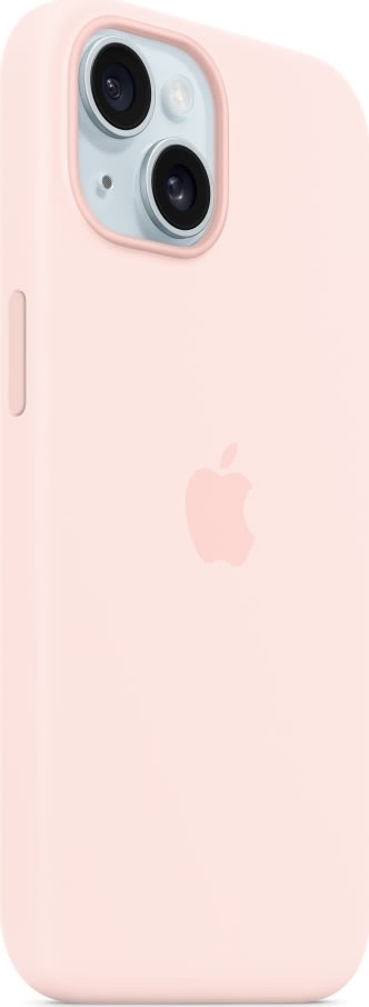 Apple iPhone 15 silikone cover m MagSafe, lyserød