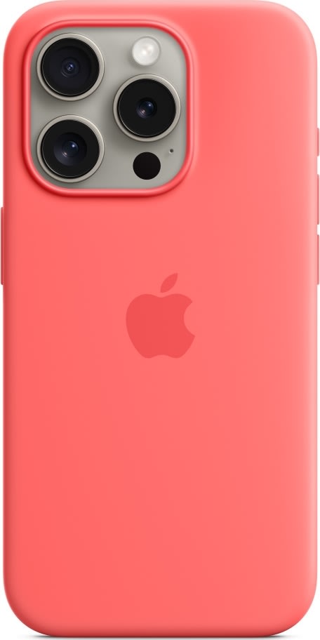 Apple iPhone 15 Pro silikone cover, guava