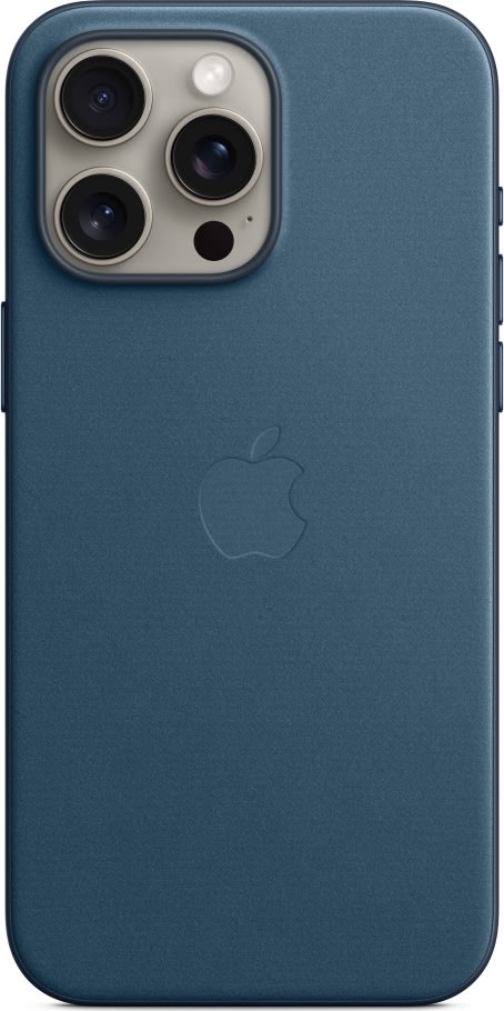 Apple iPhone 15 Pro Max FineWoven cover, blå