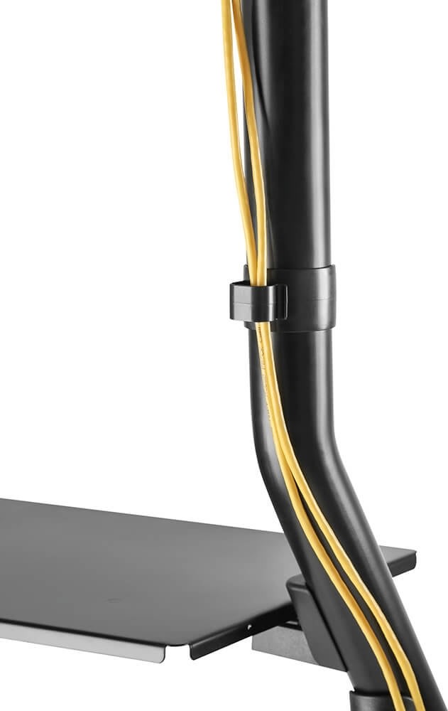 DEMO Hama 49-100" TV-Stander m. hjul, sort