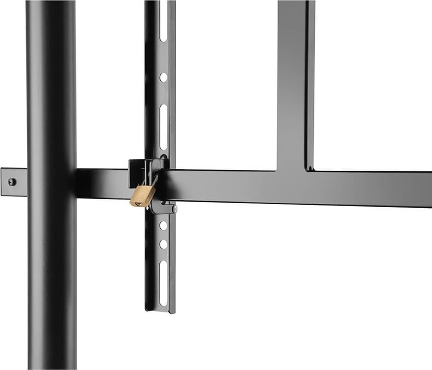 DEMO Hama 49-100" TV-Stander m. hjul, sort