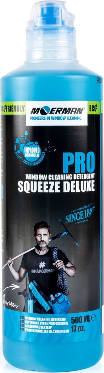 Moerman Vinduessæbe Squeeze Deluxe, 500 ml