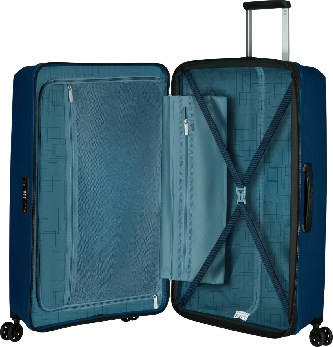 American Tourister AeroStep Kuffert, 77 cm, blå
