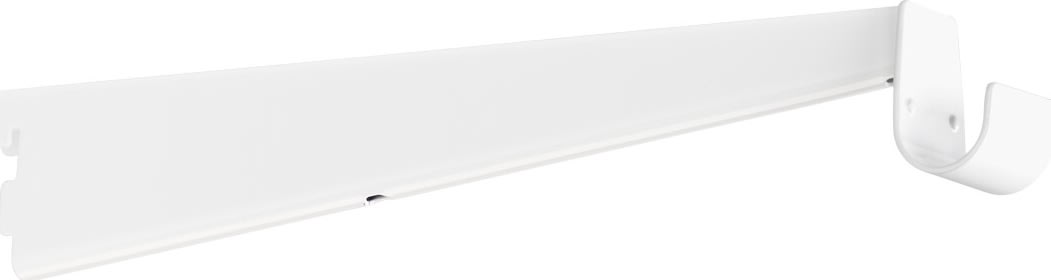 Elfa konsol med bøjlestangsholder, 320 mm, hvid