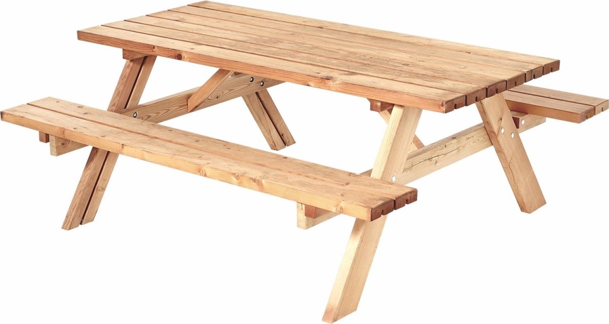 Plus Klassisk bord-bænkesæt, Thermowood