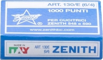 Zenith Hæfteklammer 130/E, 1000 stk.