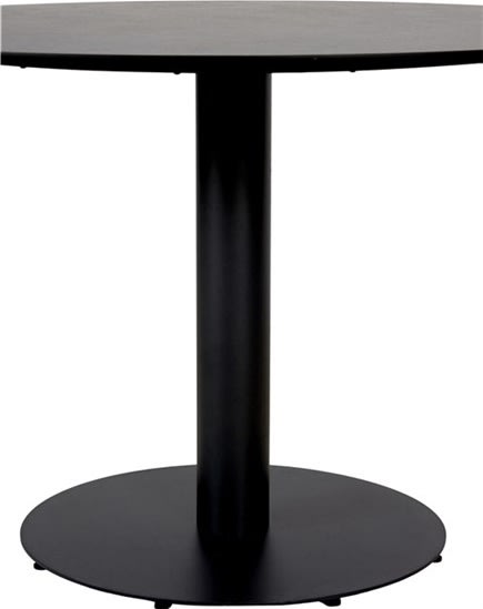 Hector Havebord Ø110 cm, metal/kompofit, sort