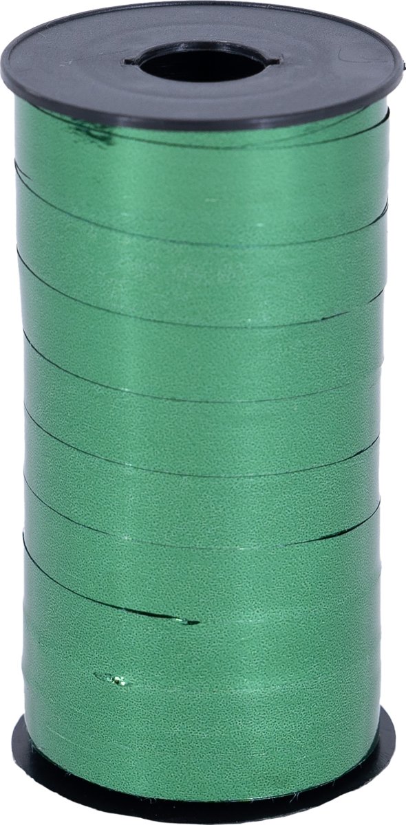 Gavebånd Metallic, 10mm x 50m, mørkegrøn