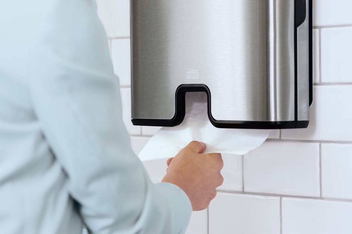 Tork H2 Xpress Dispenser Håndklædeark, Stål