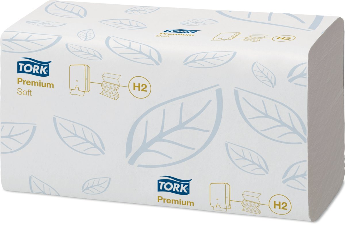 Tork H2 Xpress Premium Håndklædeark 3-fold 21 pk