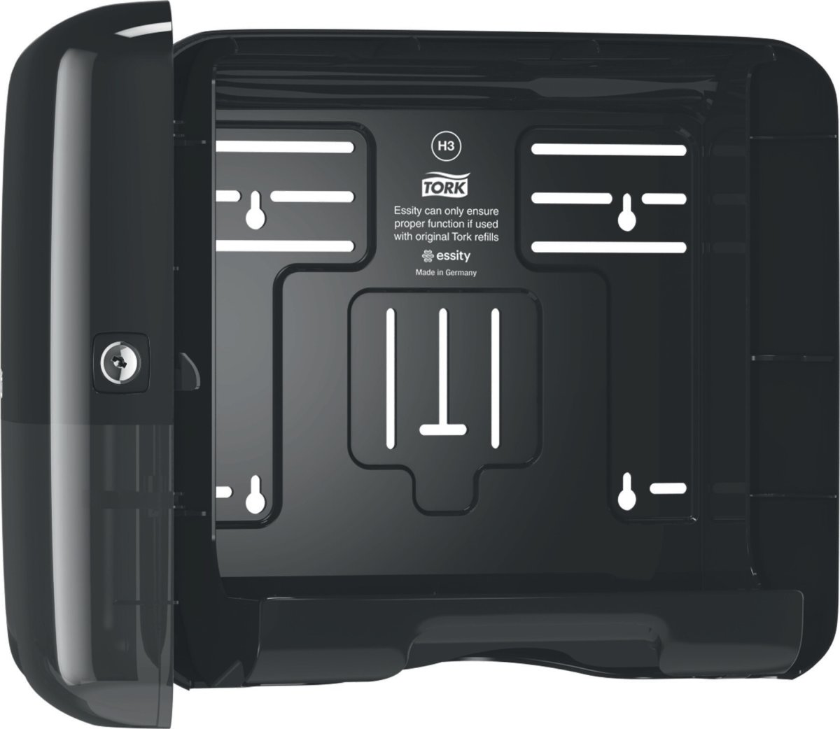 Tork H3 Mini Dispenser Håndklædeark | Sort