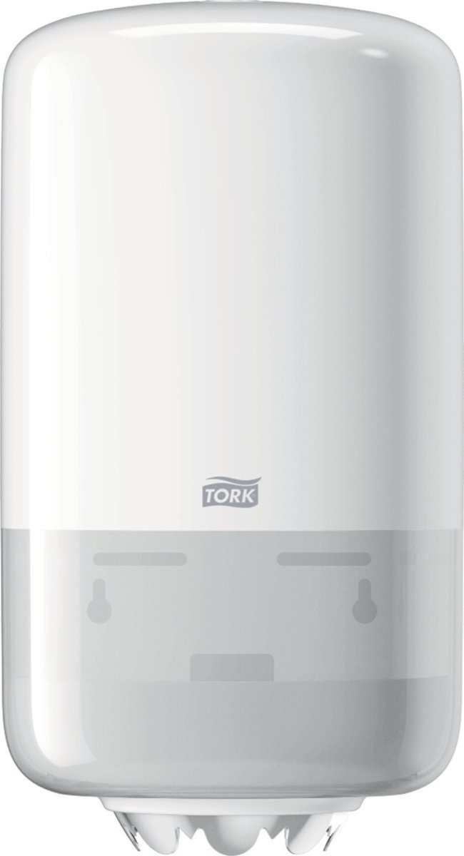 Tork M1 Mini Dispenser Aftørringspapir, Hvid