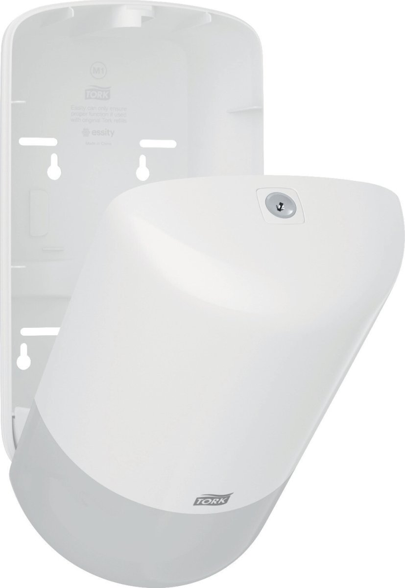 Tork M1 Mini Dispenser Aftørringspapir, Hvid