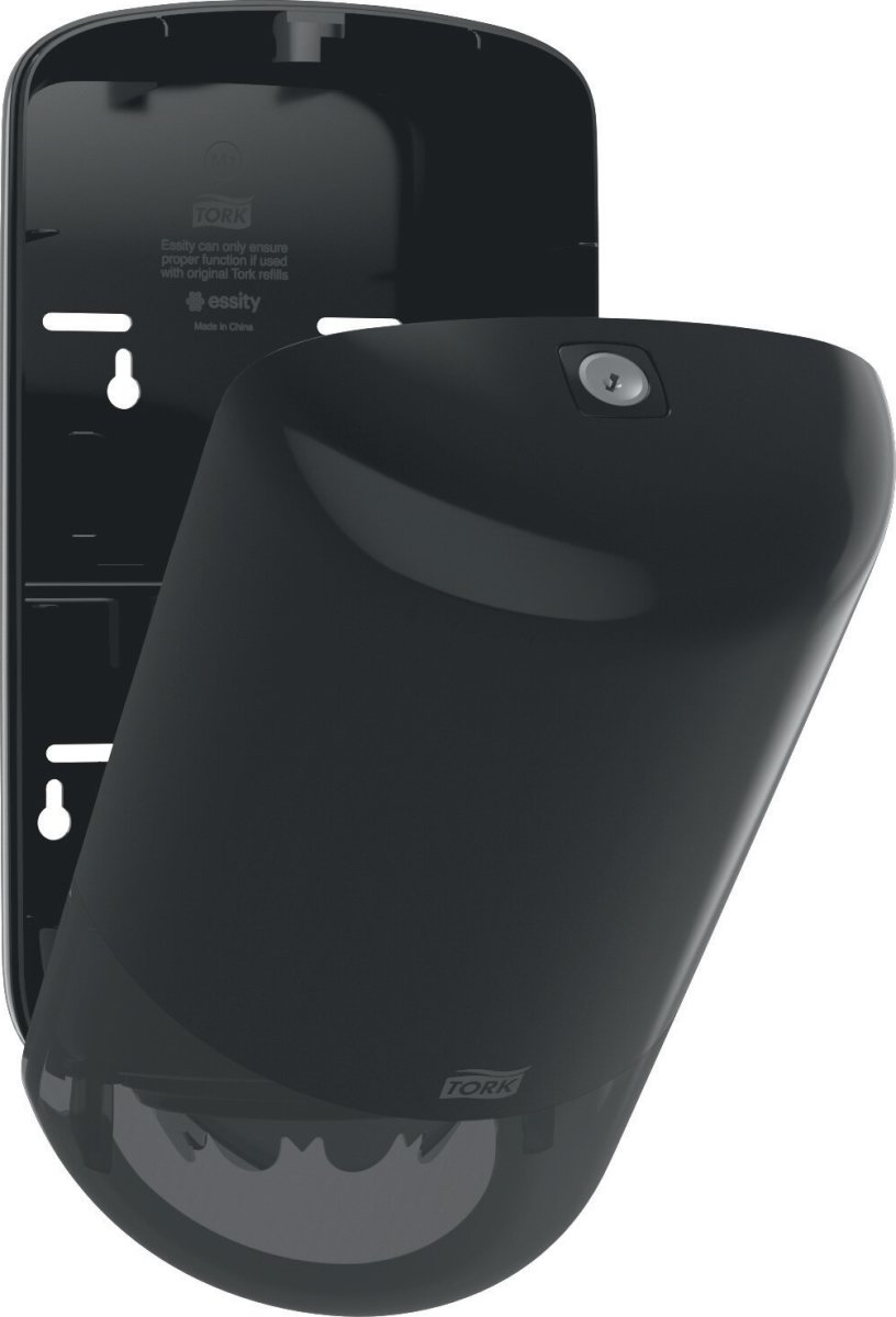 Tork M1 Mini Dispenser Aftørringspapir, Sort