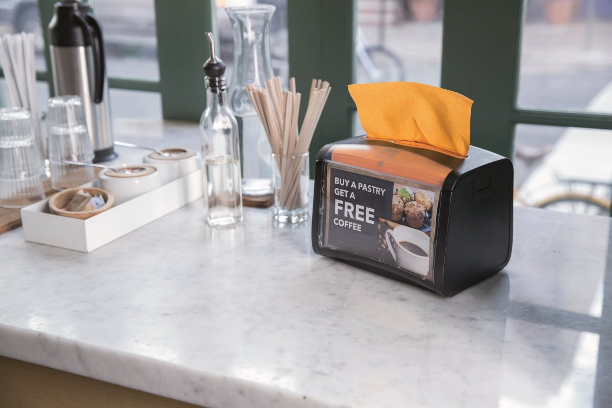 Tork N4 Xpressnap Servietdispenser, Bord, Sort