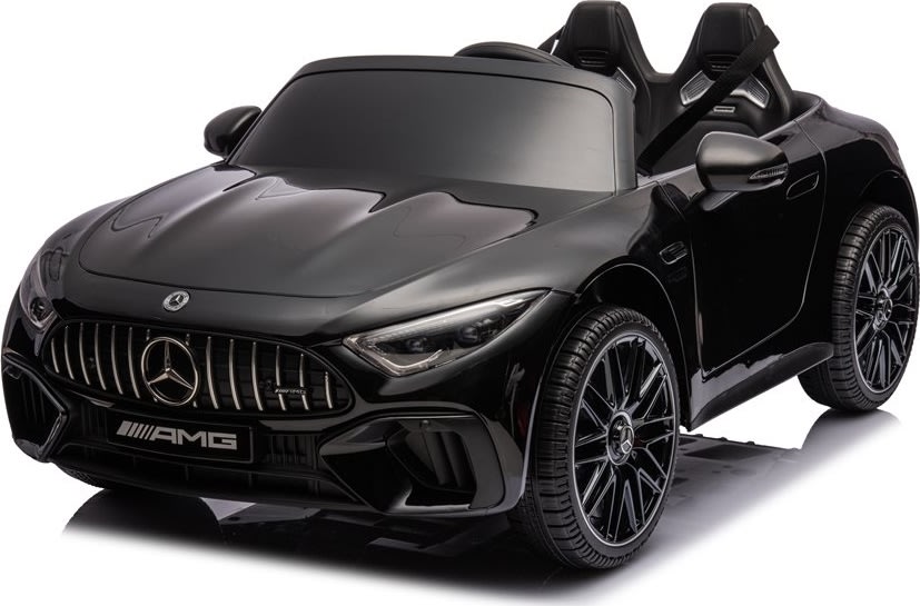 Elbil Mercedes AMG SL63 børnebil, 4x24V, sort