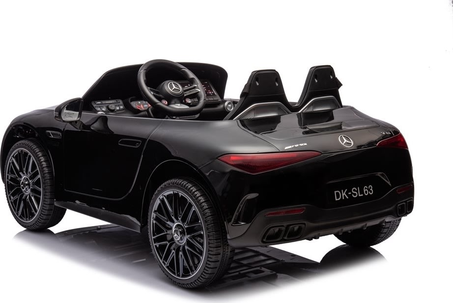 Elbil Mercedes AMG SL63 børnebil, 4x24V, sort