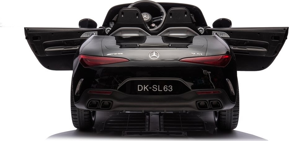 Elbil Mercedes AMG SL63 børnebil, 4x24V, sort