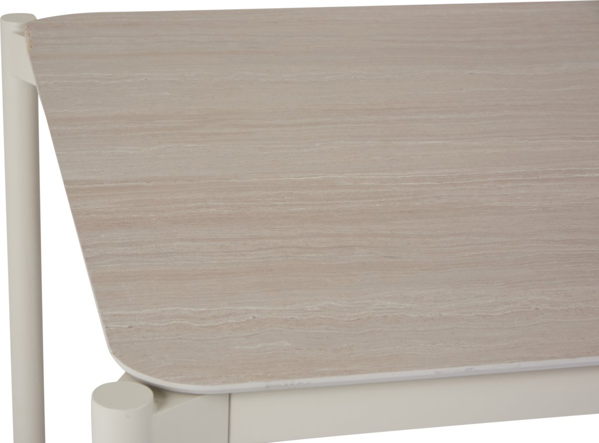 Bo havebord, 204x104 cm, beige/grå